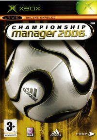 Championship Manager 2006 PAL Xbox box art